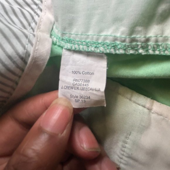 J.Crew Factory 3 Inch Chino Shorts Size 2 Classic Comfort Summer Style - Picture 4 of 8